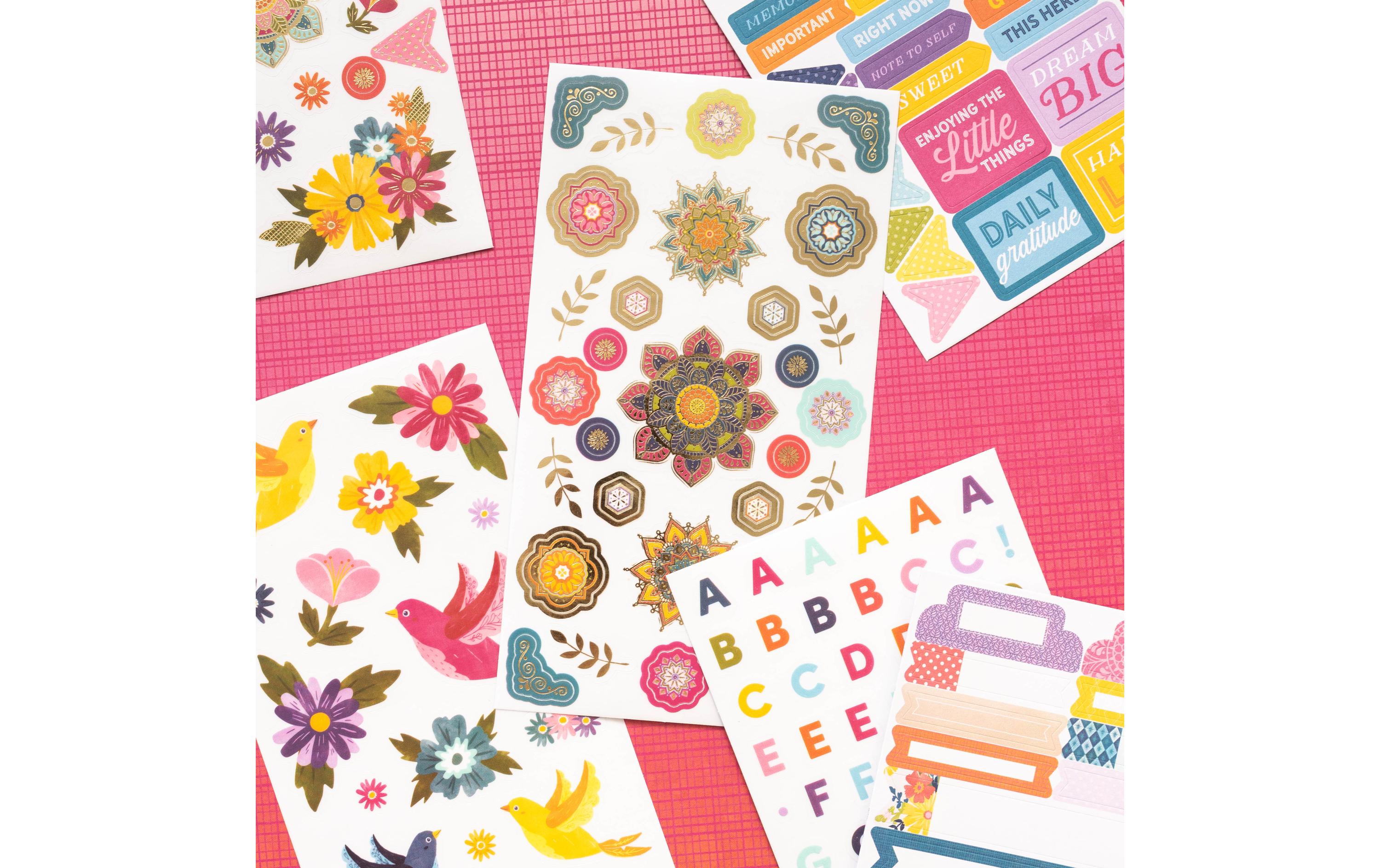 American Crafts Stickerbuch Wonders 286 Stück