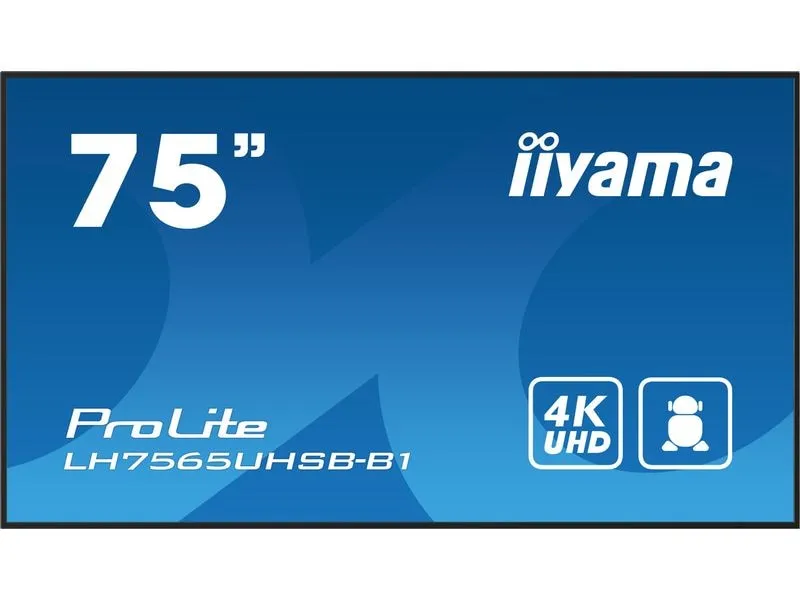 iiyama Public Display ProLite LH7565UHSB-B1 74.5 iiyama Public Display ProLite LH7565UHSB-B1 74.5