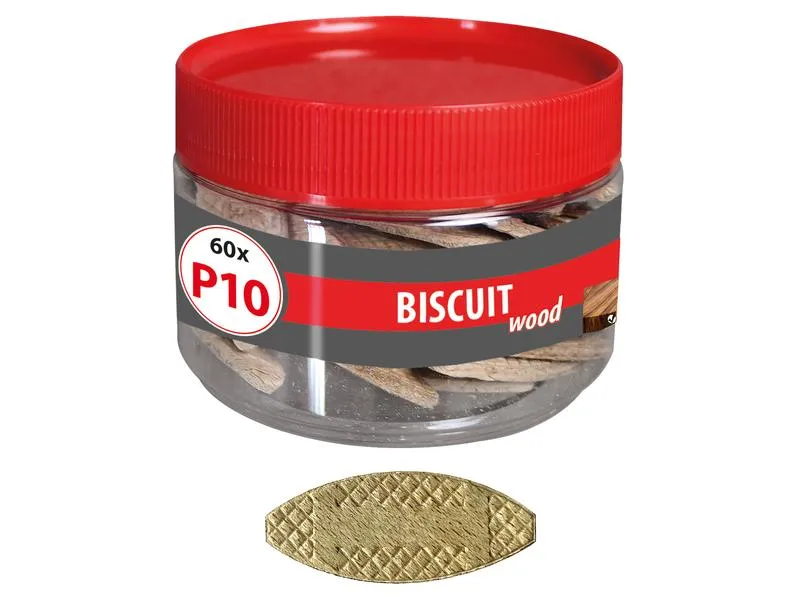 Tox-Dübel Holz Flachdübel Biscuit Wood P10, 60 Stück Tox-Dübel Holz Flachdübel Biscuit Wood P10, 60 Stück