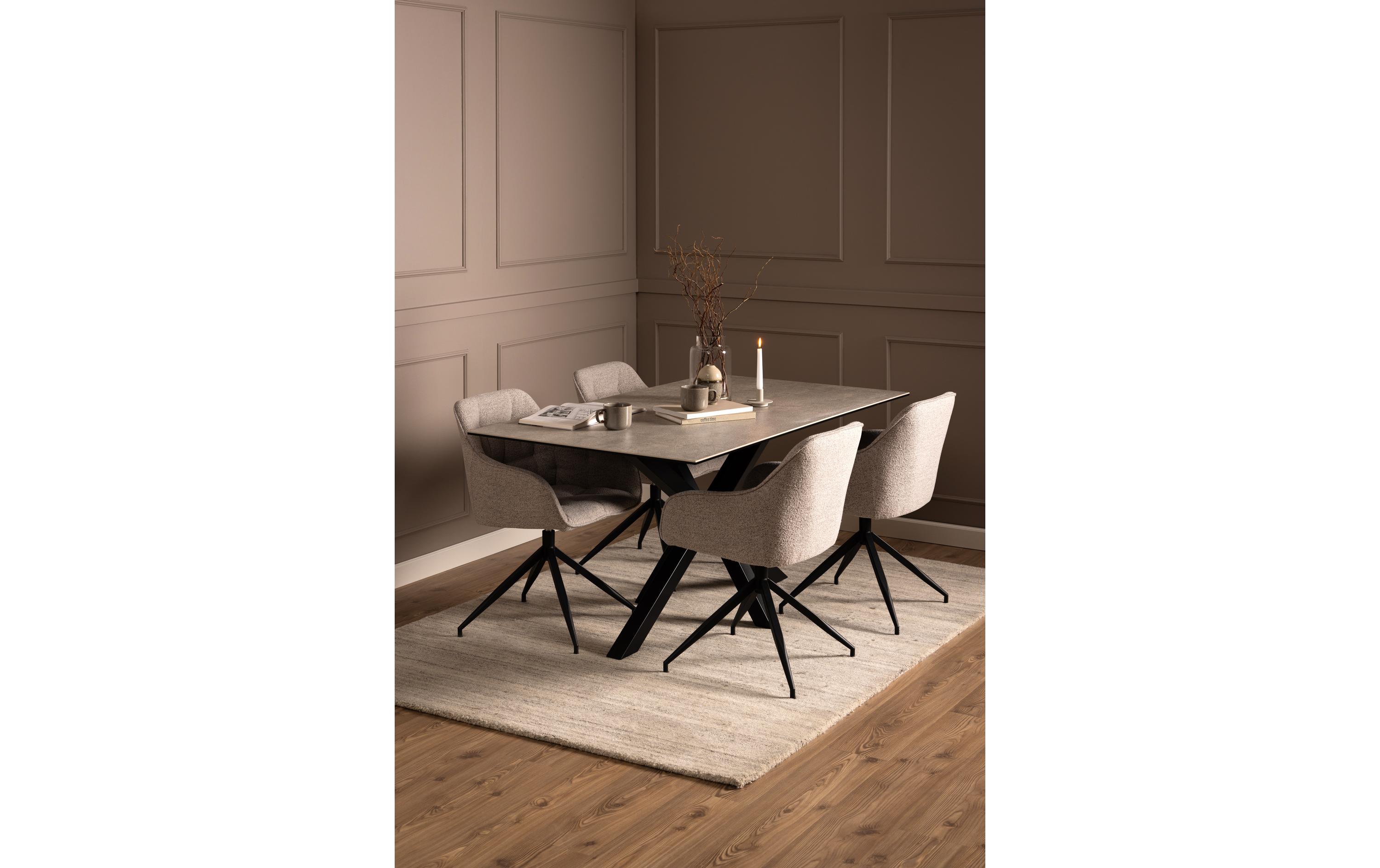 AC Design Stuhl Brooke Monza2, 1 Stück, Beige