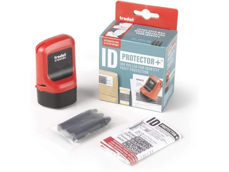 Trodat Stempel ID Protector Rot / Schwarz