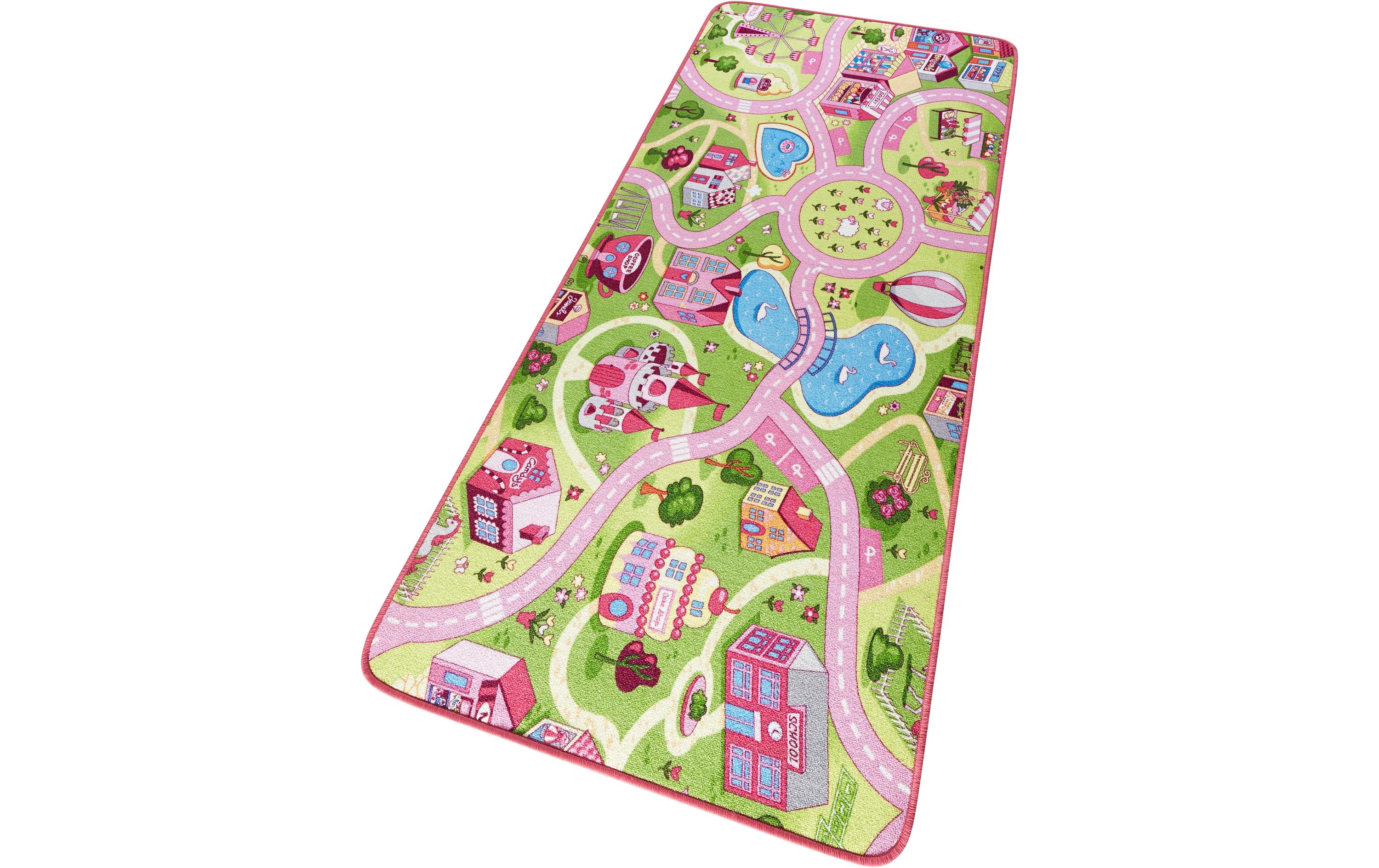 Hanse Home Spielteppich Sweet Town 140 x 200 cm, Pink