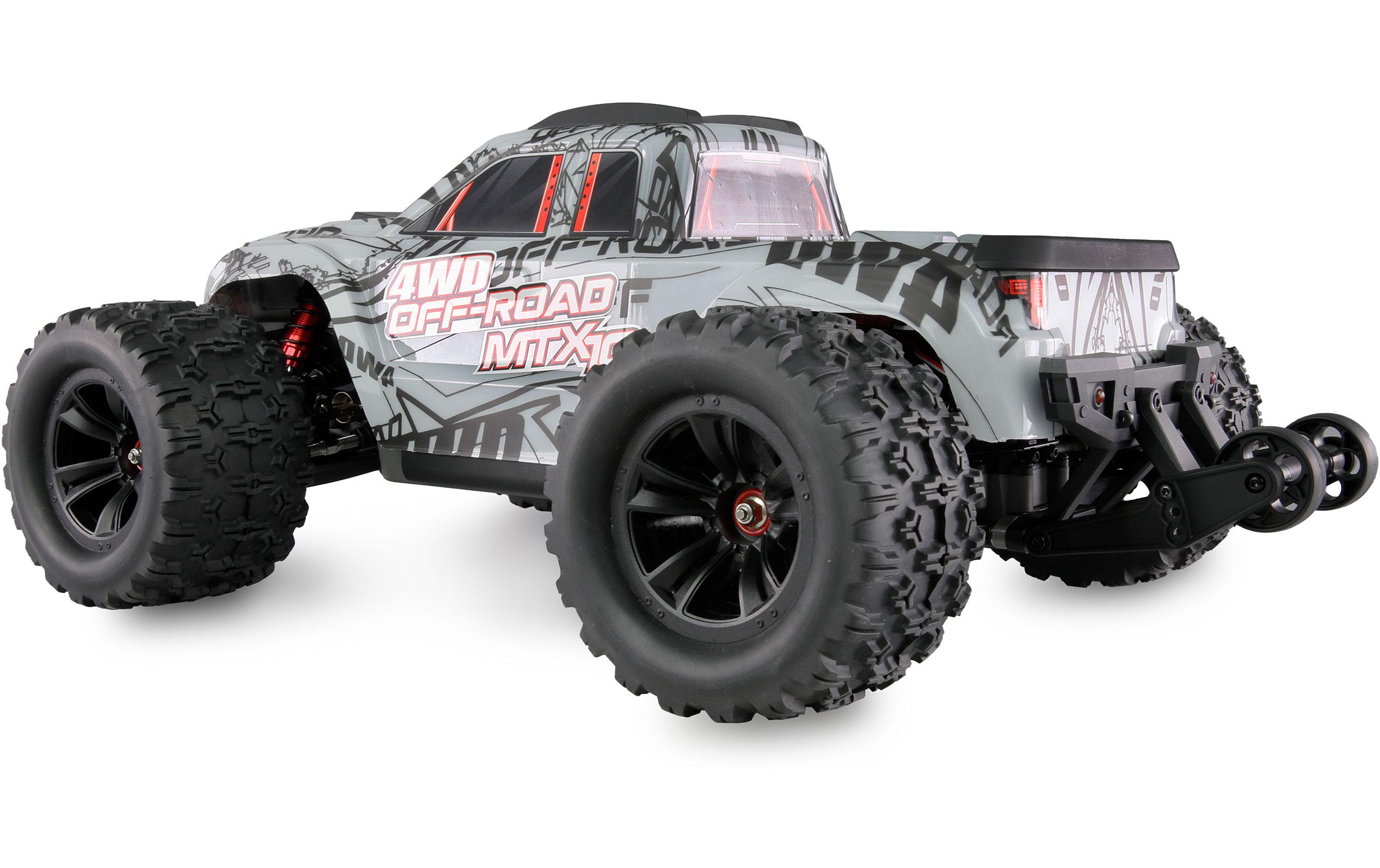 Amewi Monster Truck Hyper Go MTX10 1:10, ARTR, Grau