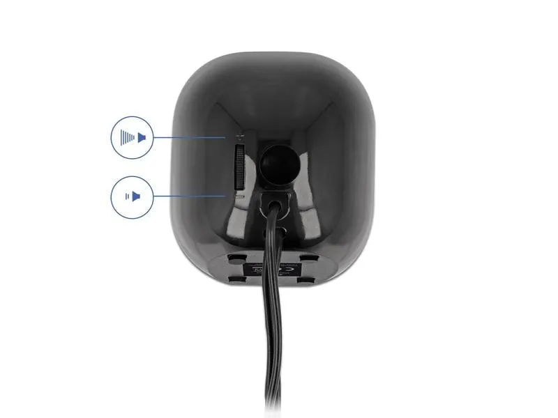 Delock PC-Lautsprecher Mini Stereo 3.5 mm Klinke, USB-Strom Delock PC-Lautsprecher Mini Stereo 3.5 mm Klinke, USB-Strom