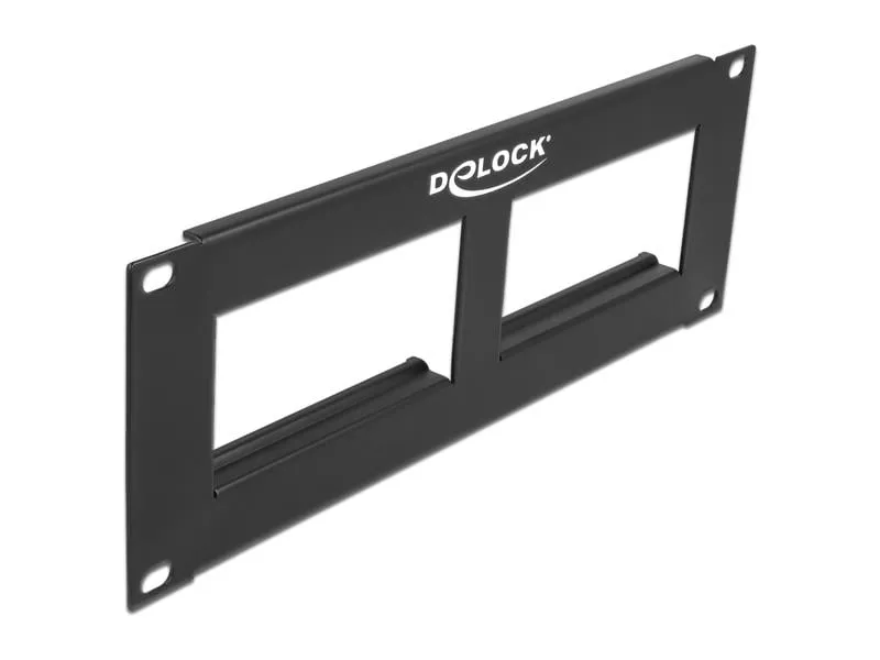 Delock Patchpanel Easy 45 2 x 90.5 x 45.2 mm, 2 HE 10 Rack Delock Patchpanel Easy 45 2 x 90.5 x 45.2 mm, 2 HE 10 Rack