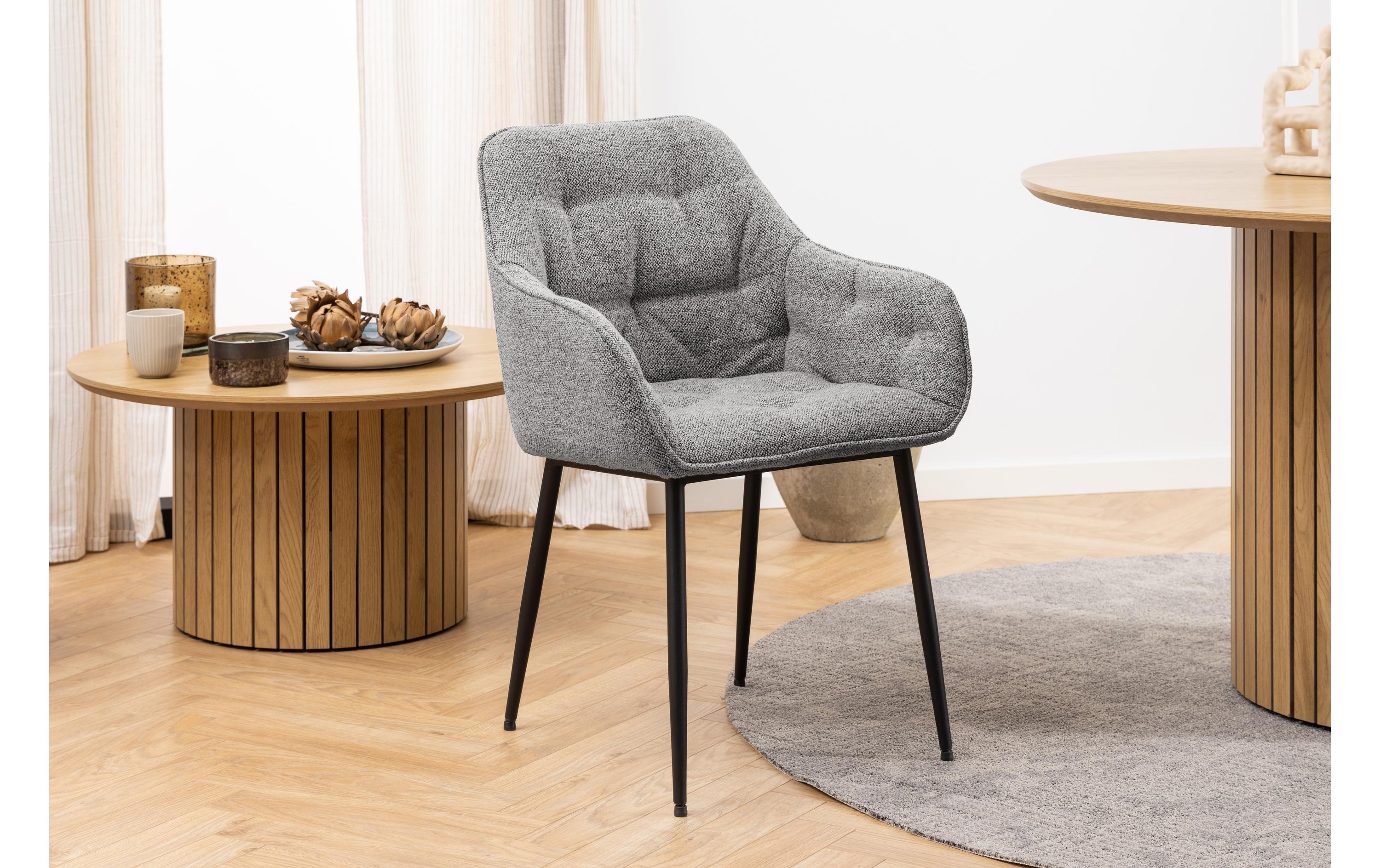 AC Design Stuhl Brooke Monza1, 2 Stück, Grau