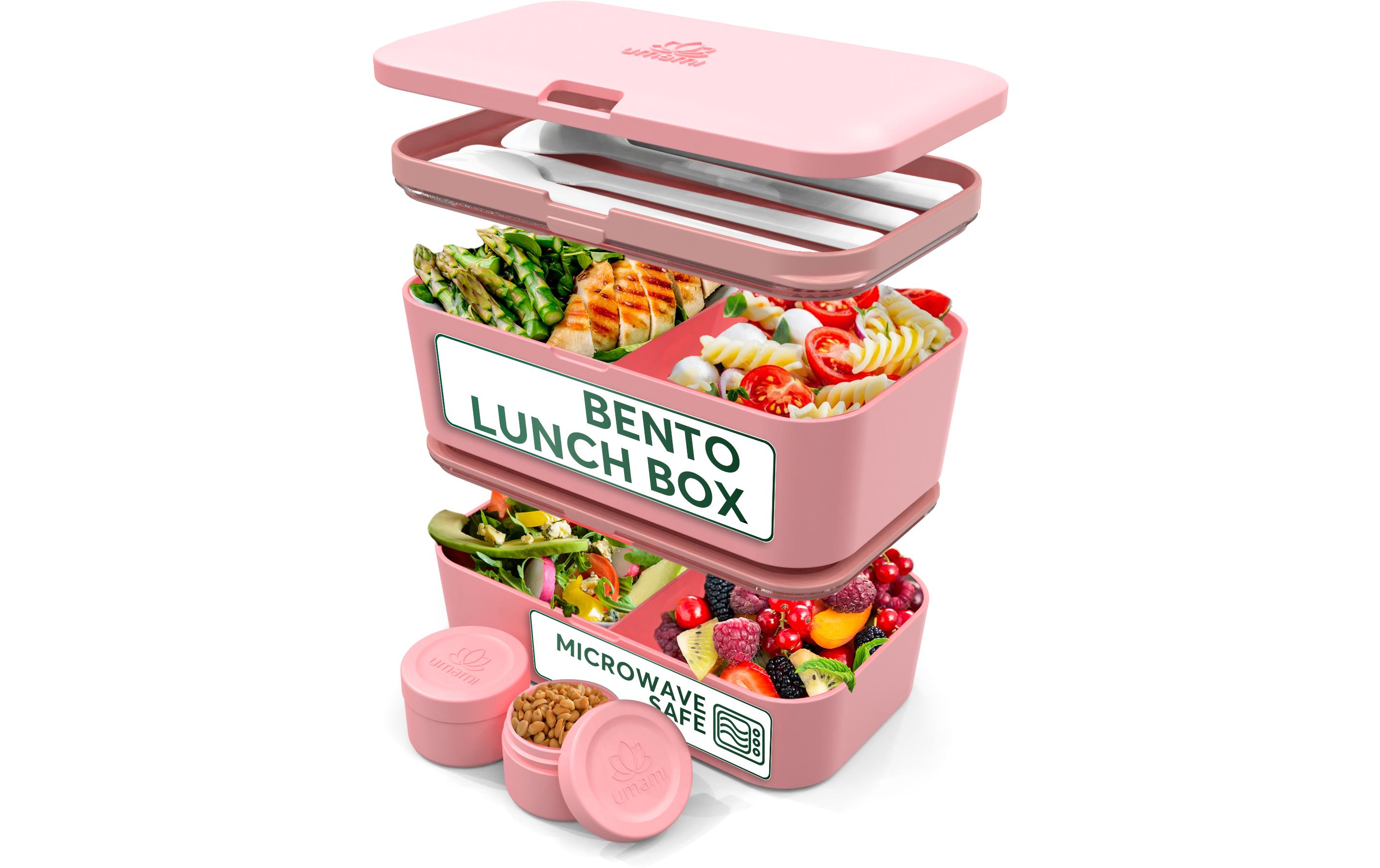 Umami Lunchbox Nestable L Coral Pink