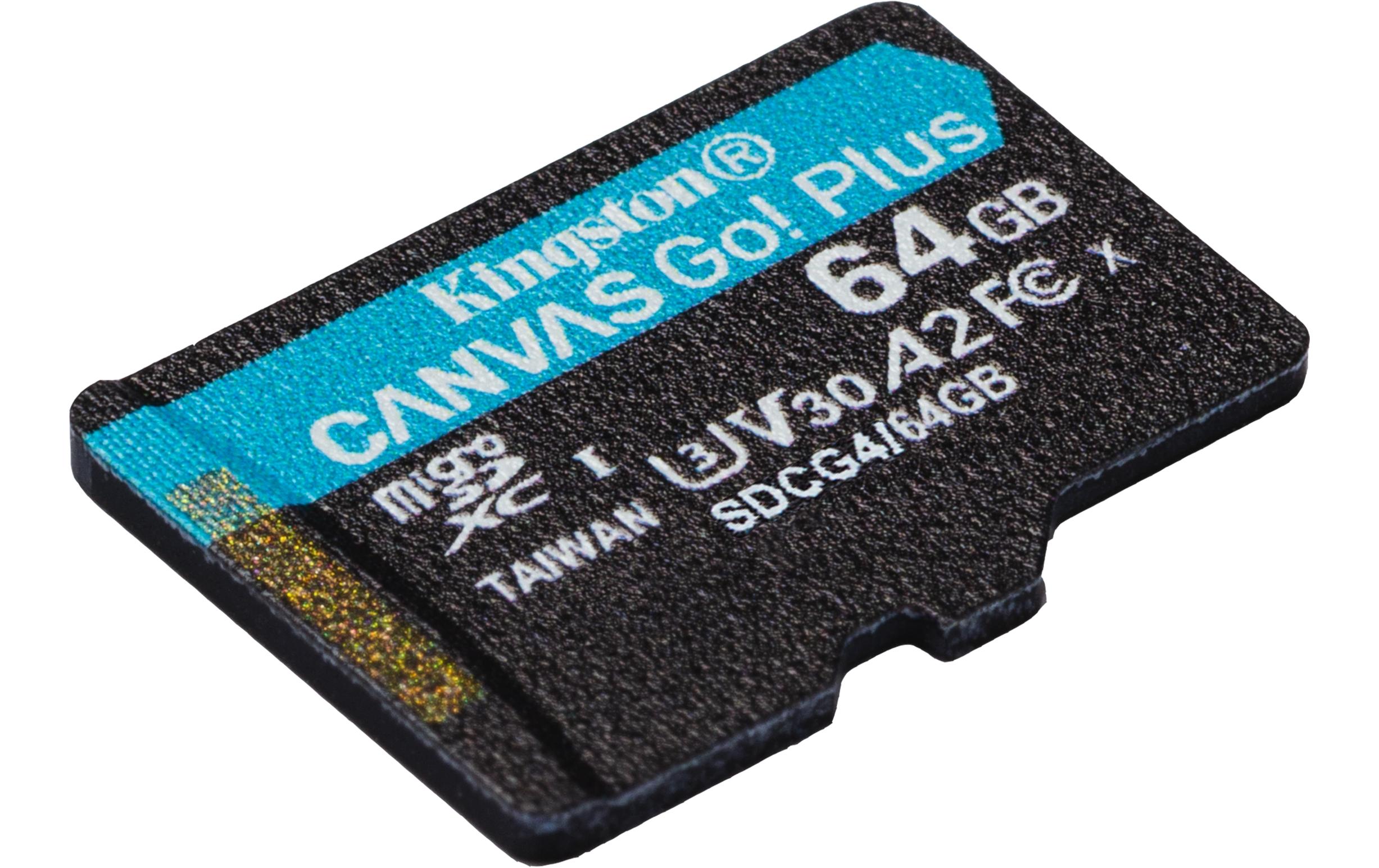 Kingston microSDXC-Karte Canvas Go! Plus 64 GB, ohne Adapter