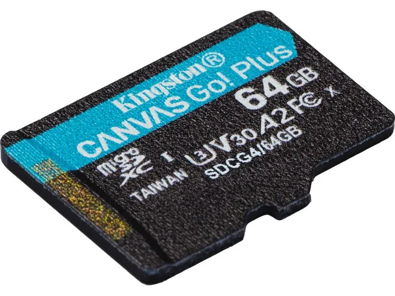 Kingston microSDXC-Karte Canvas Go! Plus 64 GB, ohne Adapter Kingston microSDXC-Karte Canvas Go! Plus 64 GB, ohne Adapter