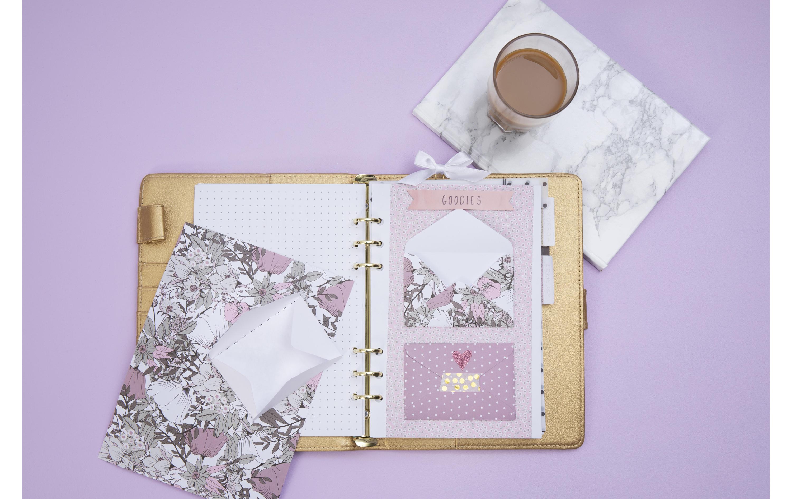 Creativ Company Bastelpapier Vivi Gade-Design 20 x 30 cm, 24 Blatt