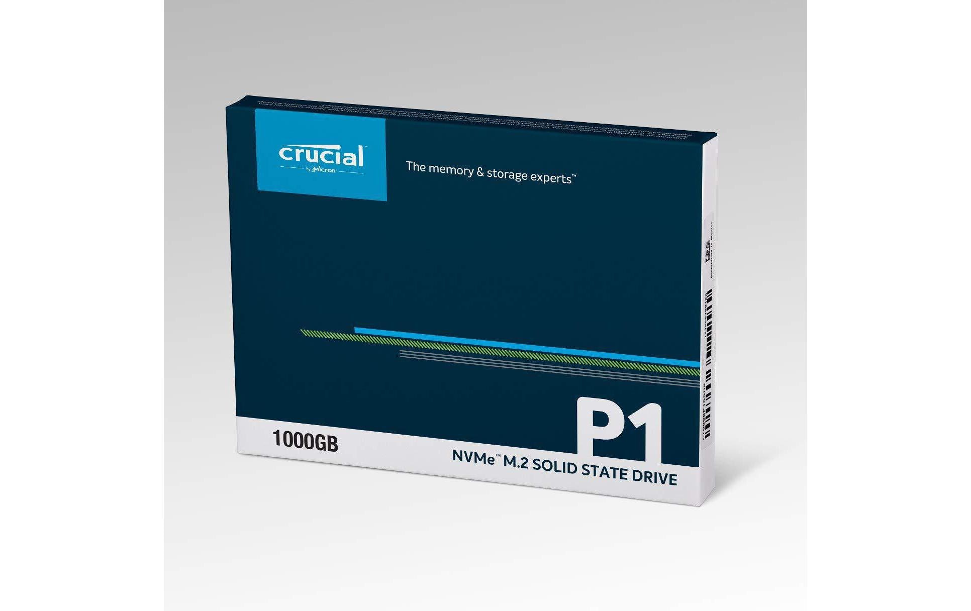 Crucial SSD P1 3D NAND NVMe M.2 2280 NVMe 2000 GB