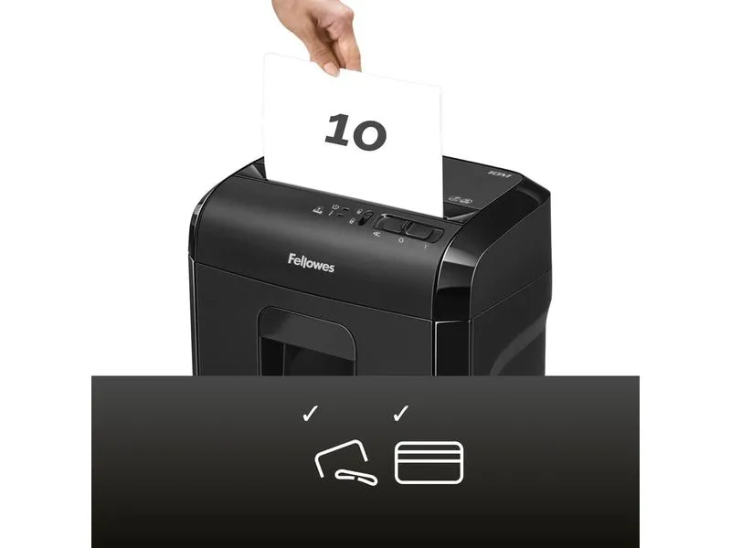 Fellowes Aktenvernichter Powershred10M P-5, 10 Seiten Fellowes Aktenvernichter Powershred10M P-5, 10 Seiten