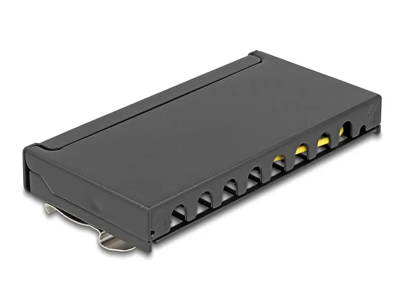 Delock Patchpanel 8-Port Desktop/DIN-Rail/Wand
