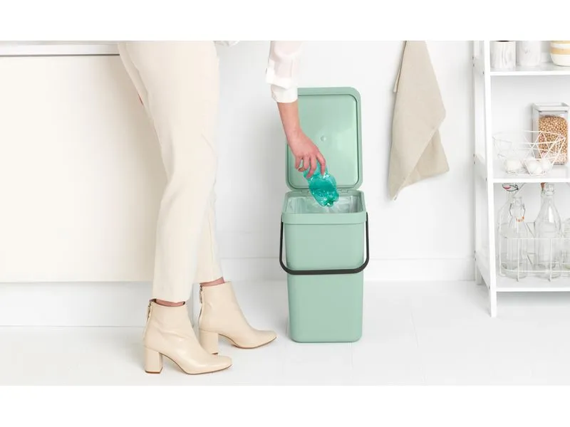 Brabantia Recyclingbehälter Sort & Go 12 l, Jade