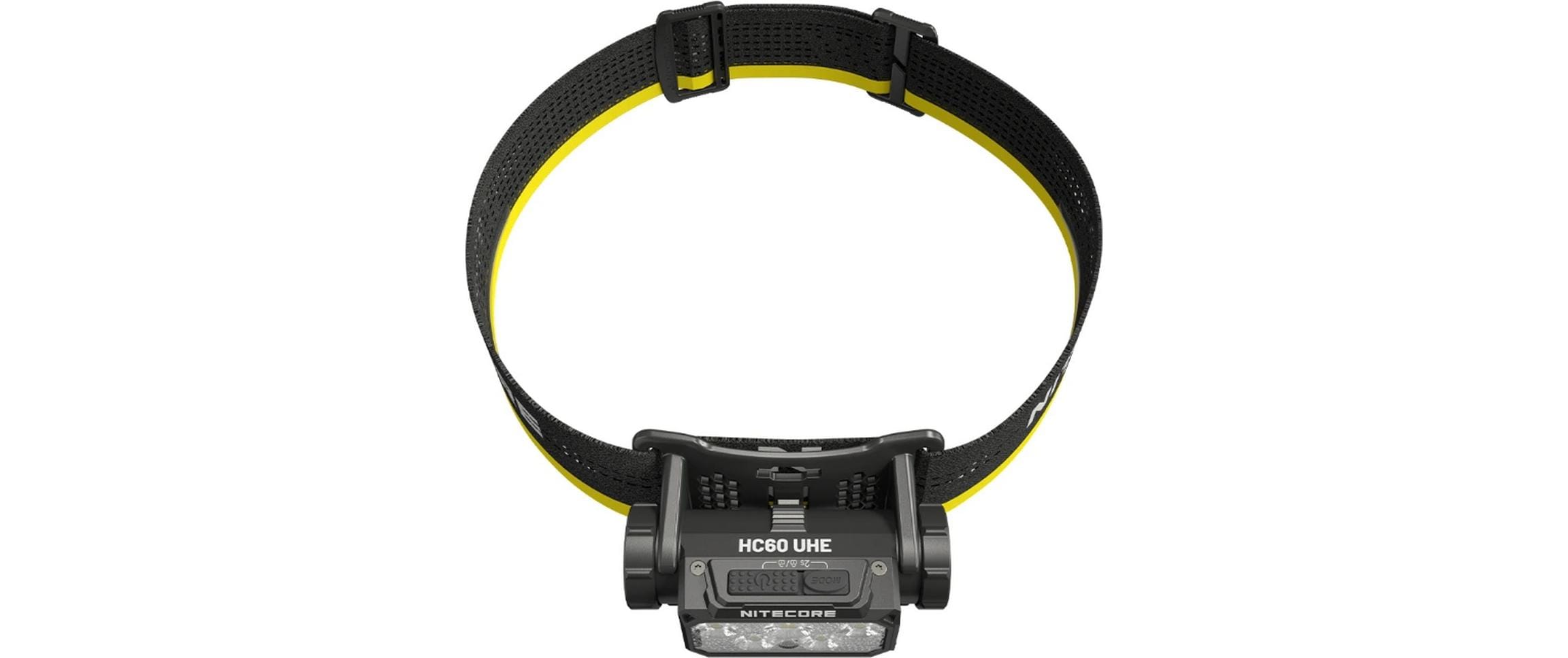 Nitecore Stirnlampe HC60 UHE 1600 Lumen Gelb/Schwarz