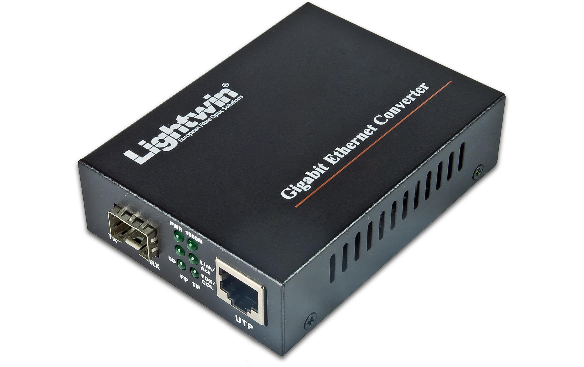 Lightwin Medienkonverter LWC 10/100/1000-SFP Lightwin Medienkonverter LWC 10/100/1000-SFP