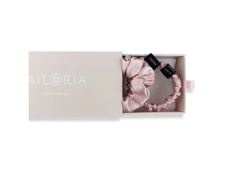 Ailoria DOUX Set Scrunchies S und M aus Seide