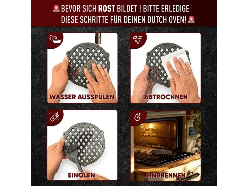 Gusskoenig Gusseisen Stapelrost für Dutch Oven 4.5 l Gusskoenig Gusseisen Stapelrost für Dutch Oven 4.5 l