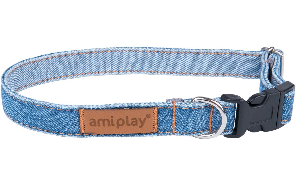 amiplay Halsband Denim, Hellblau amiplay Halsband Denim, Hellblau