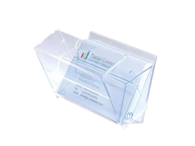 Sigel Visitenkartenbox 9.5 x 6 x 3 cm, Transparent Sigel Visitenkartenbox 9.5 x 6 x 3 cm, Transparent