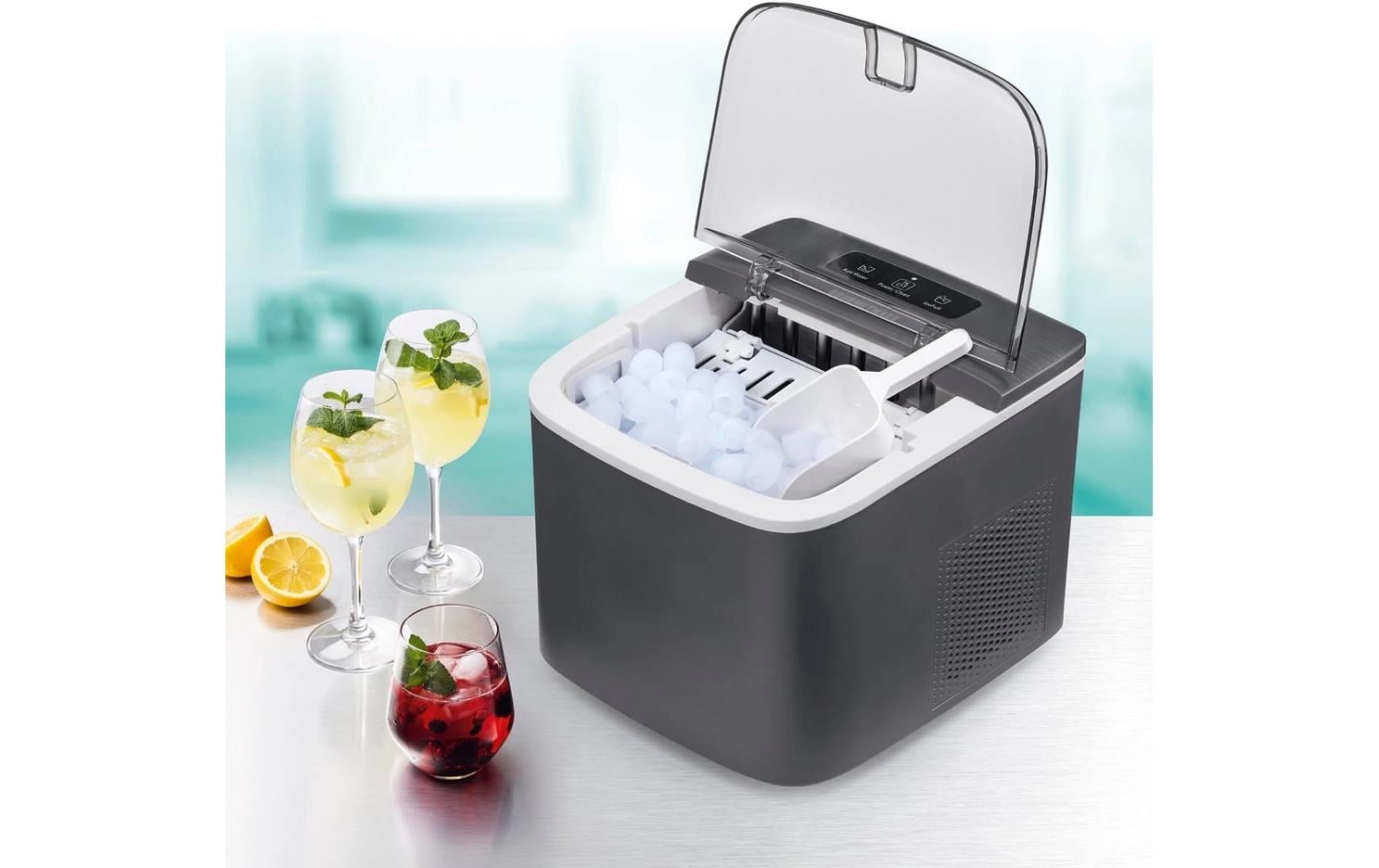 GOURMETmaxx Eiswürfelbereiter 100W + CH-Stecker 8 kg/24h