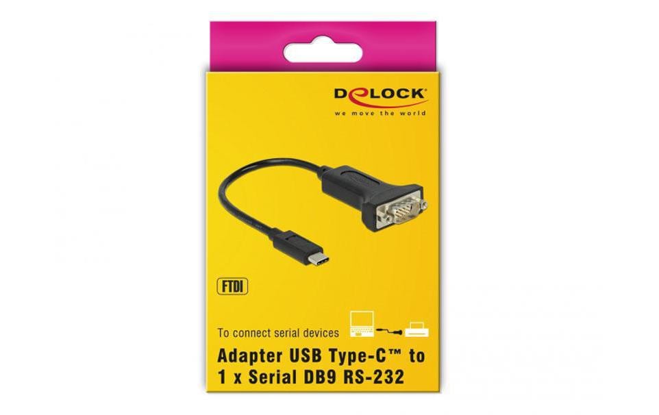 Delock Serial-Adapter 63908 USB-C Delock Serial-Adapter 63908 USB-C