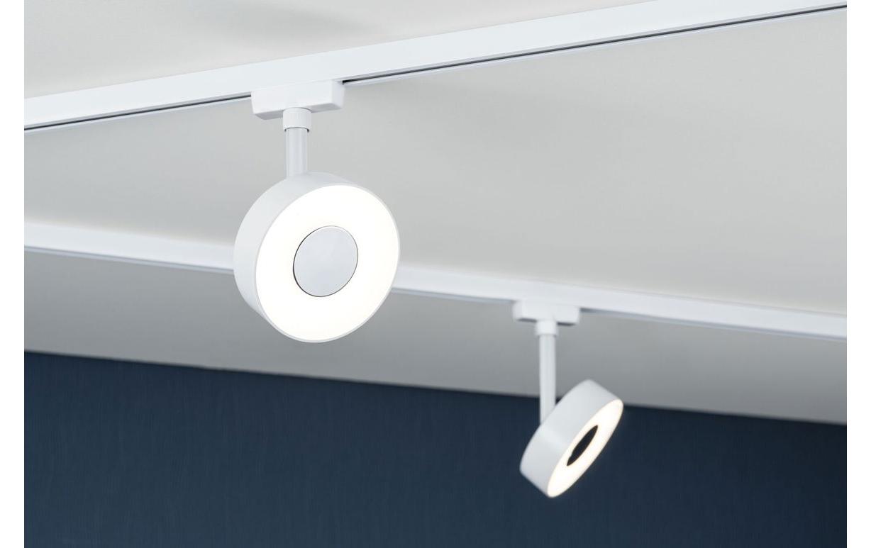 Paulmann URail Circle Einzelleuchte 5W, 3000K, signalweiss