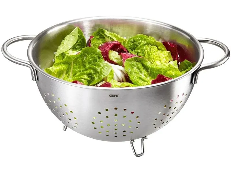 GEFU Abtropfsieb Colino 4 l, Ø 24 cm, Silber