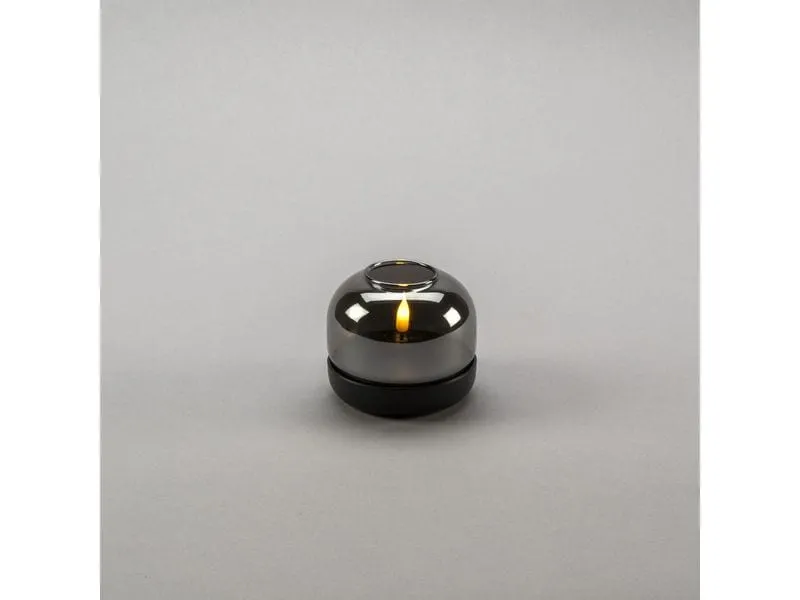 Konstsmide LED Kerze batteriebetrieben, auchfarbenes Glas