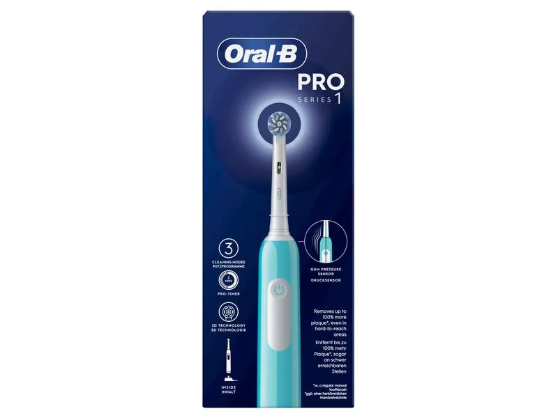 Oral-B Rotationszahnbürste Pro 1 Sensitive Clean Caribbean Blue Oral-B Rotationszahnbürste Pro 1 Sensitive Clean Caribbean Blue