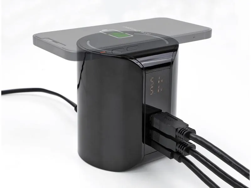 Delock Ladestation 1x USB Type-C, 2x USB Type-A mit Wireless Delock Ladestation 1x USB Type-C, 2x USB Type-A mit Wireless