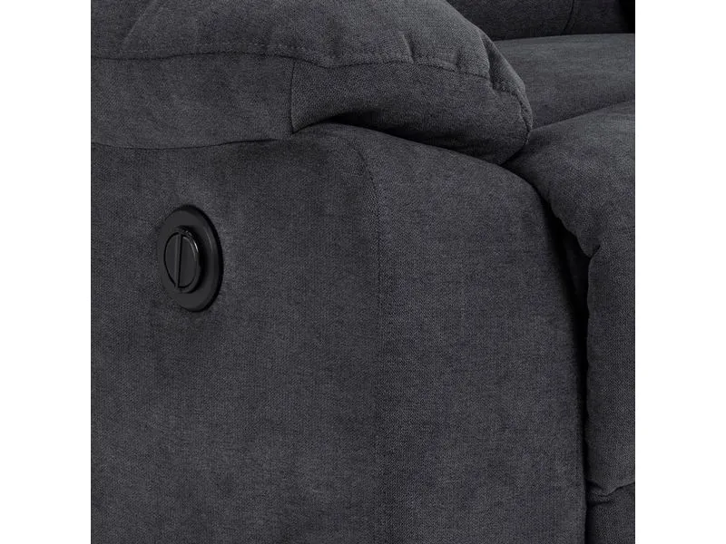 AC Design Sessel Mora Dunkelgrau, 89.5 x 95 x 98 cm