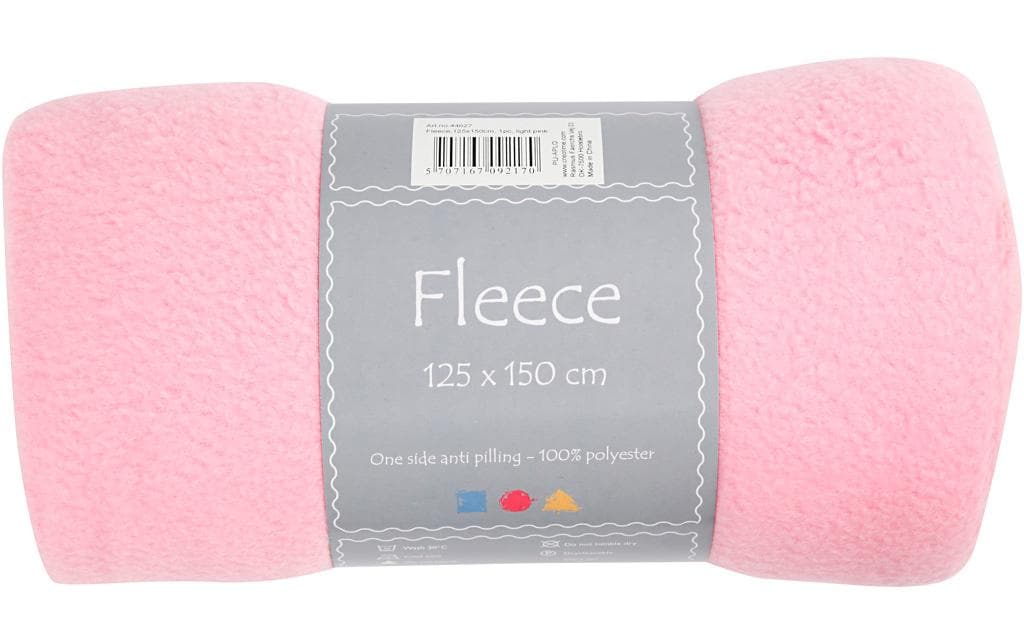 Creativ Company Fleece 150 cm x 125 cm, Rosa Creativ Company Fleece 150 cm x 125 cm, Rosa