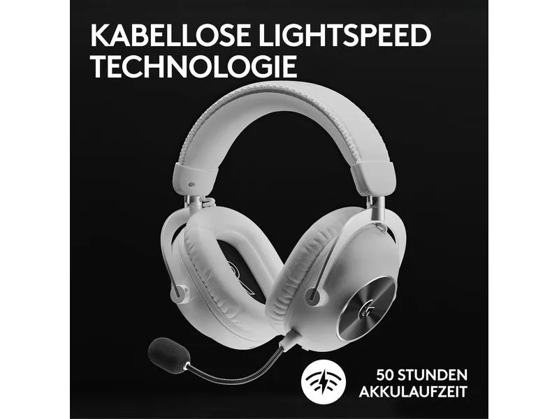 Logitech Headset G Pro X 2 Wireless Lightspeed Gaming Weiss Logitech Headset G Pro X 2 Wireless Lightspeed Gaming Weiss