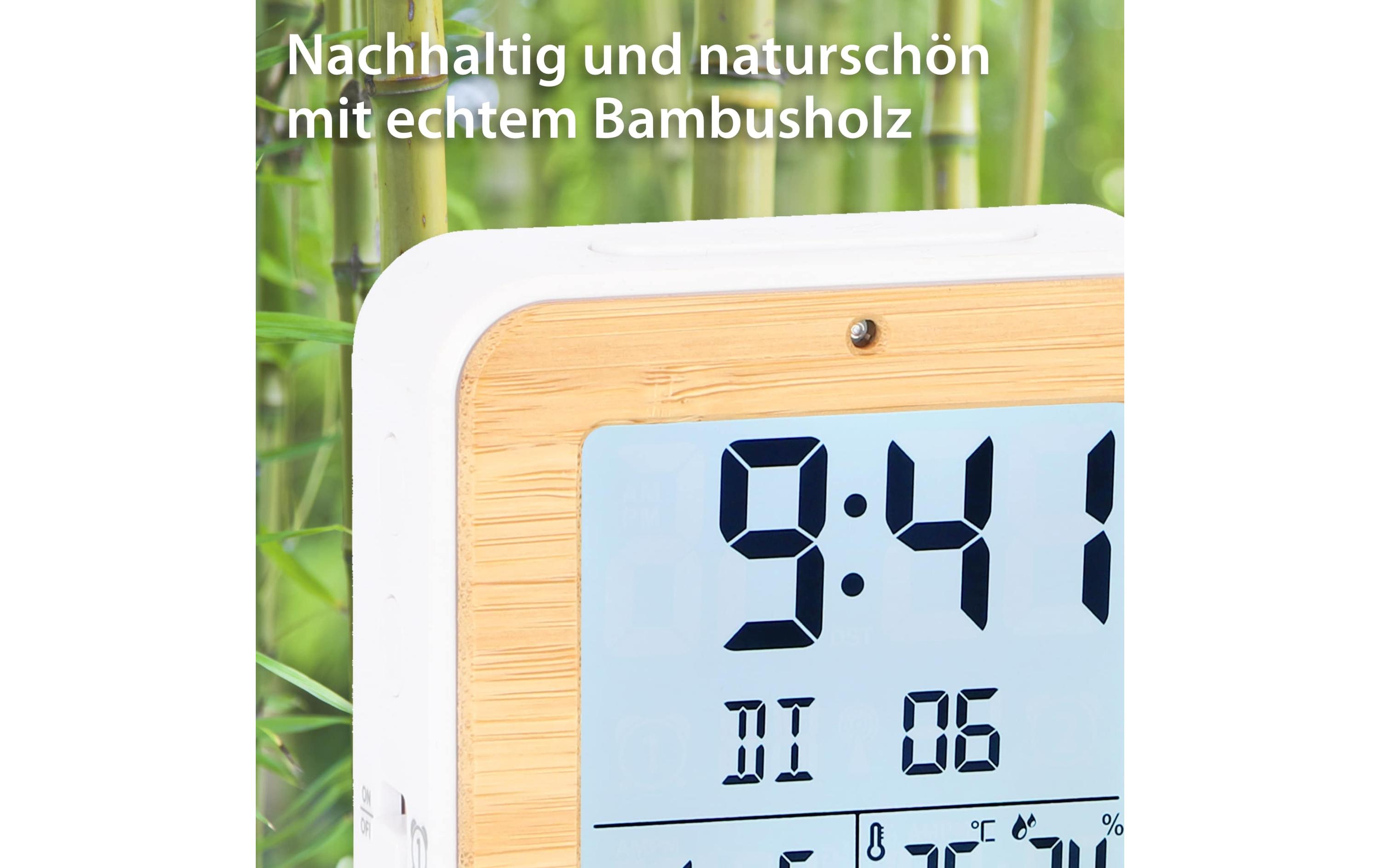 ADE Funkwecker Weiss/Nature