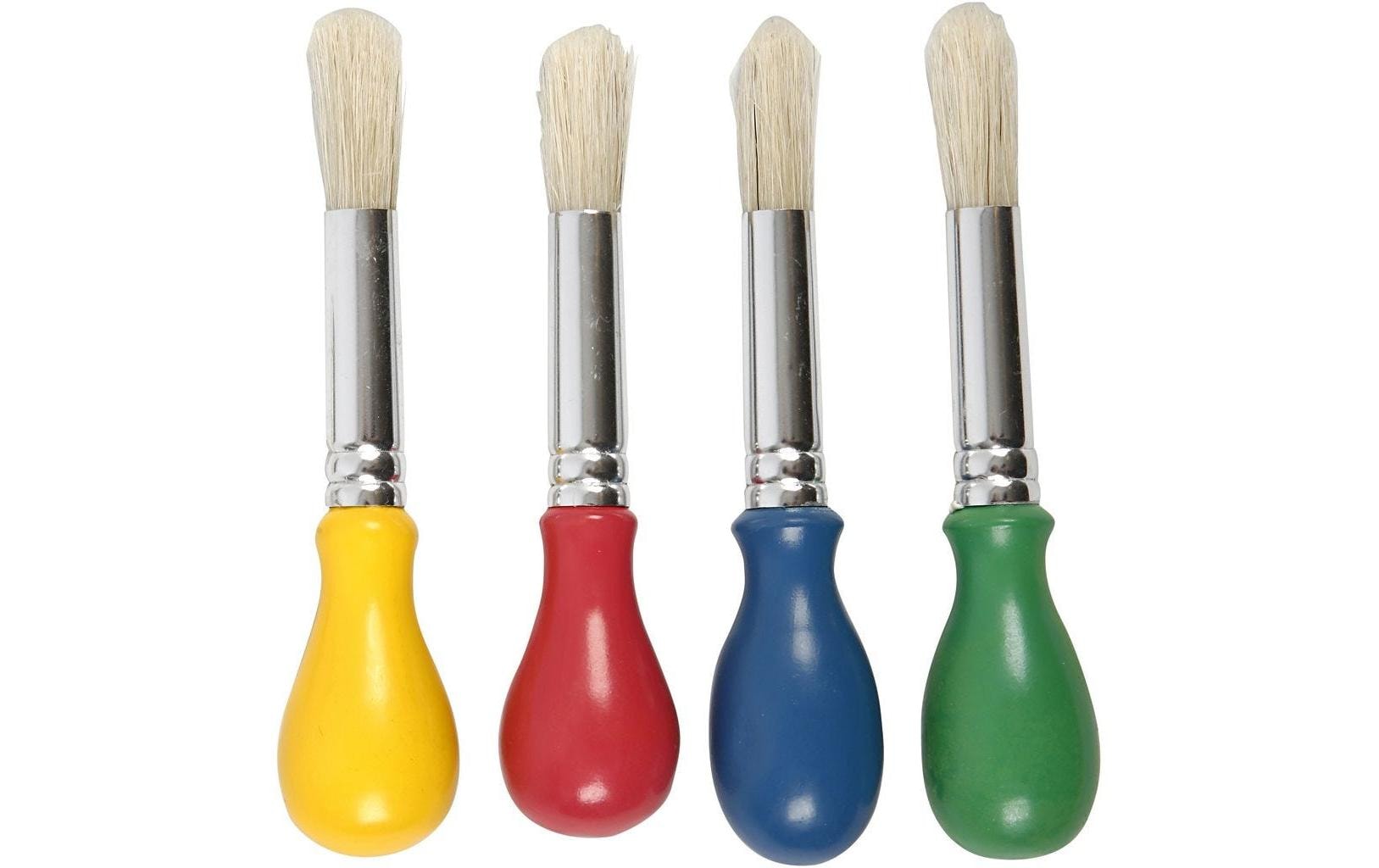 Creativ Company Borstenpinsel Ballon-Pinsel Schweinborsten 4 Stück Creativ Company Borstenpinsel Ballon-Pinsel Schweinborsten 4 Stück