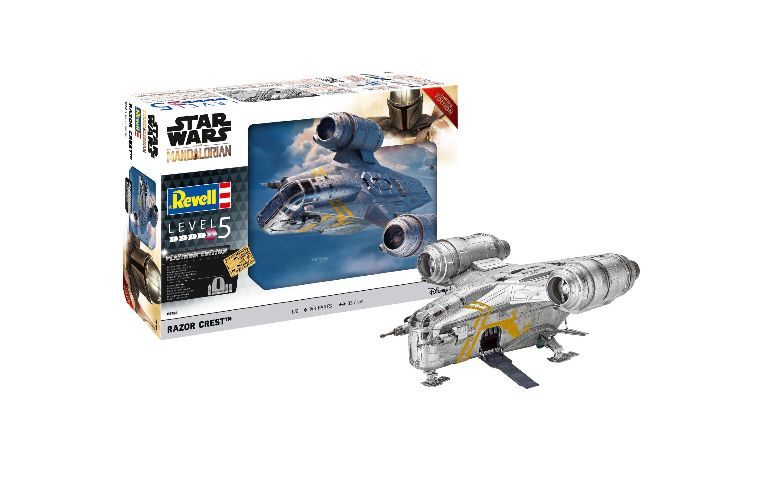 Revell Bausatz The Mandalorian: Razor Crest Platinum Edition 1:72
