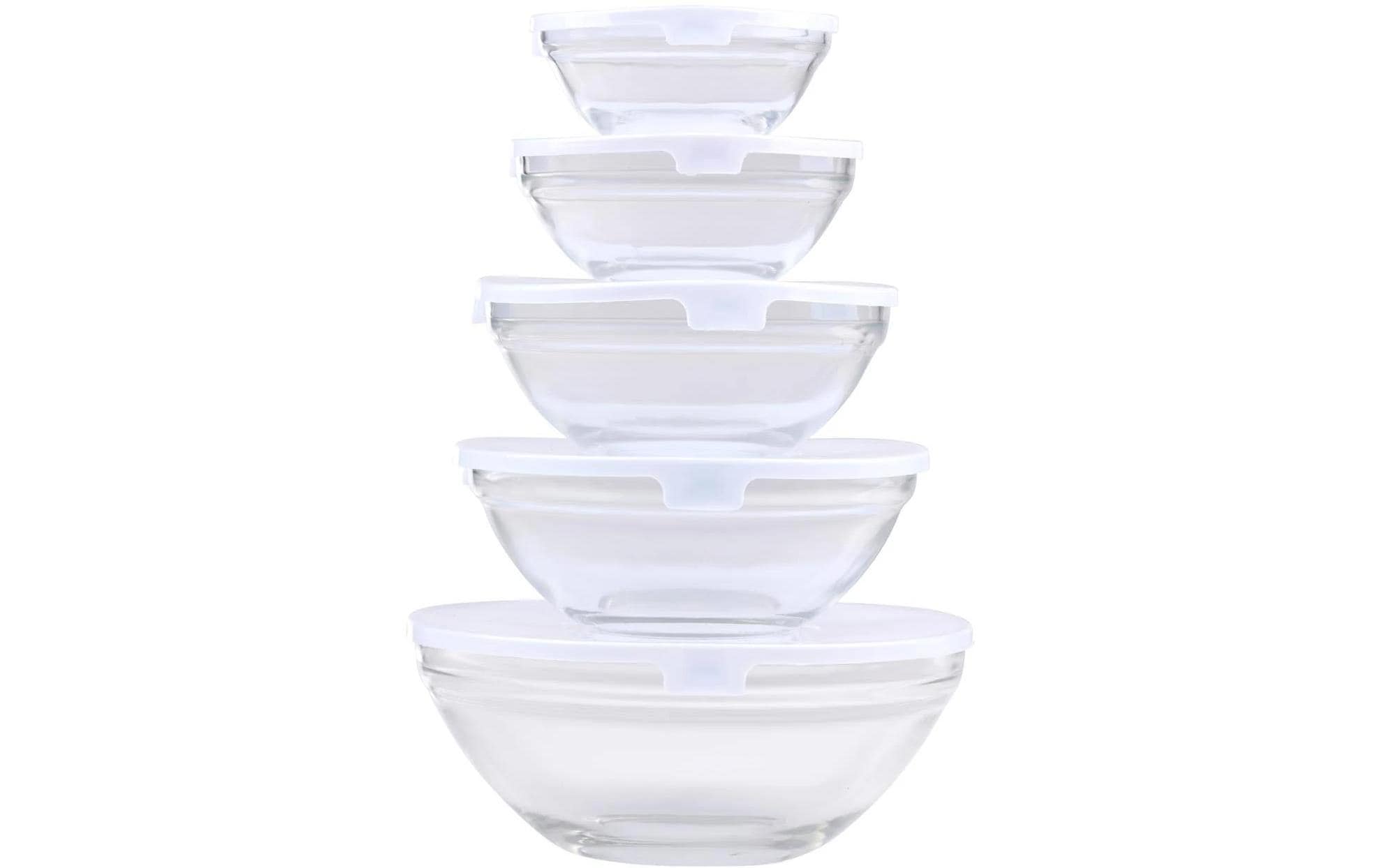 alpina Glasschüssel-Set 5 Stück, Transparent