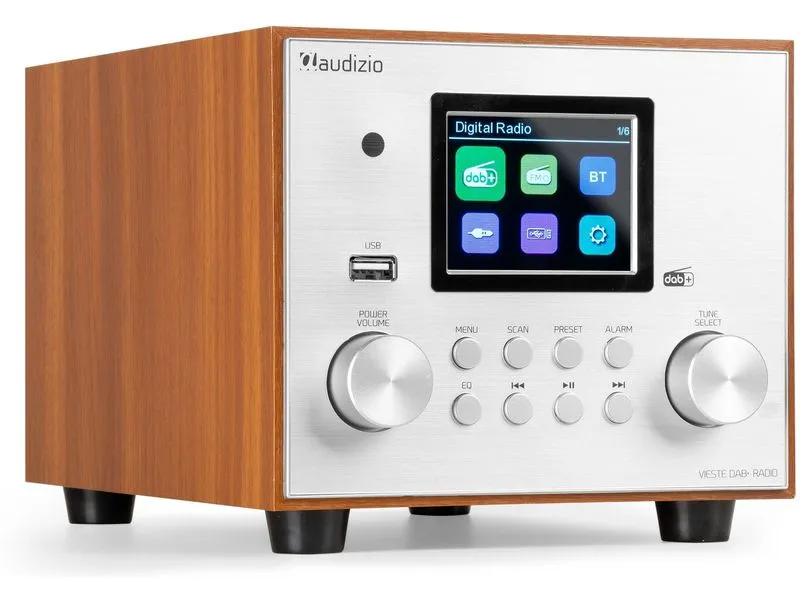 Audizio DAB+ Radio Vieste Silber