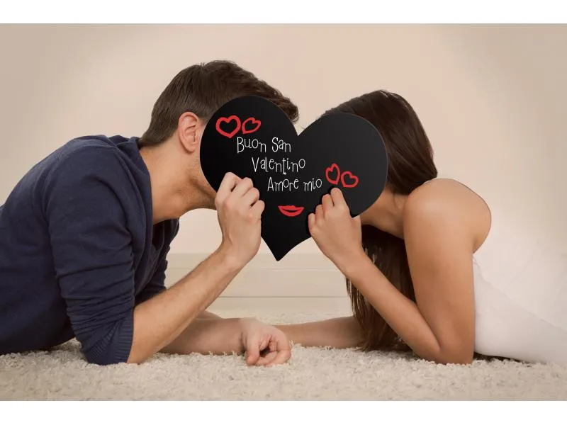 Securit Kreidetafel Silhouette Heart mit Klett, Schwarz Securit Kreidetafel Silhouette Heart mit Klett, Schwarz