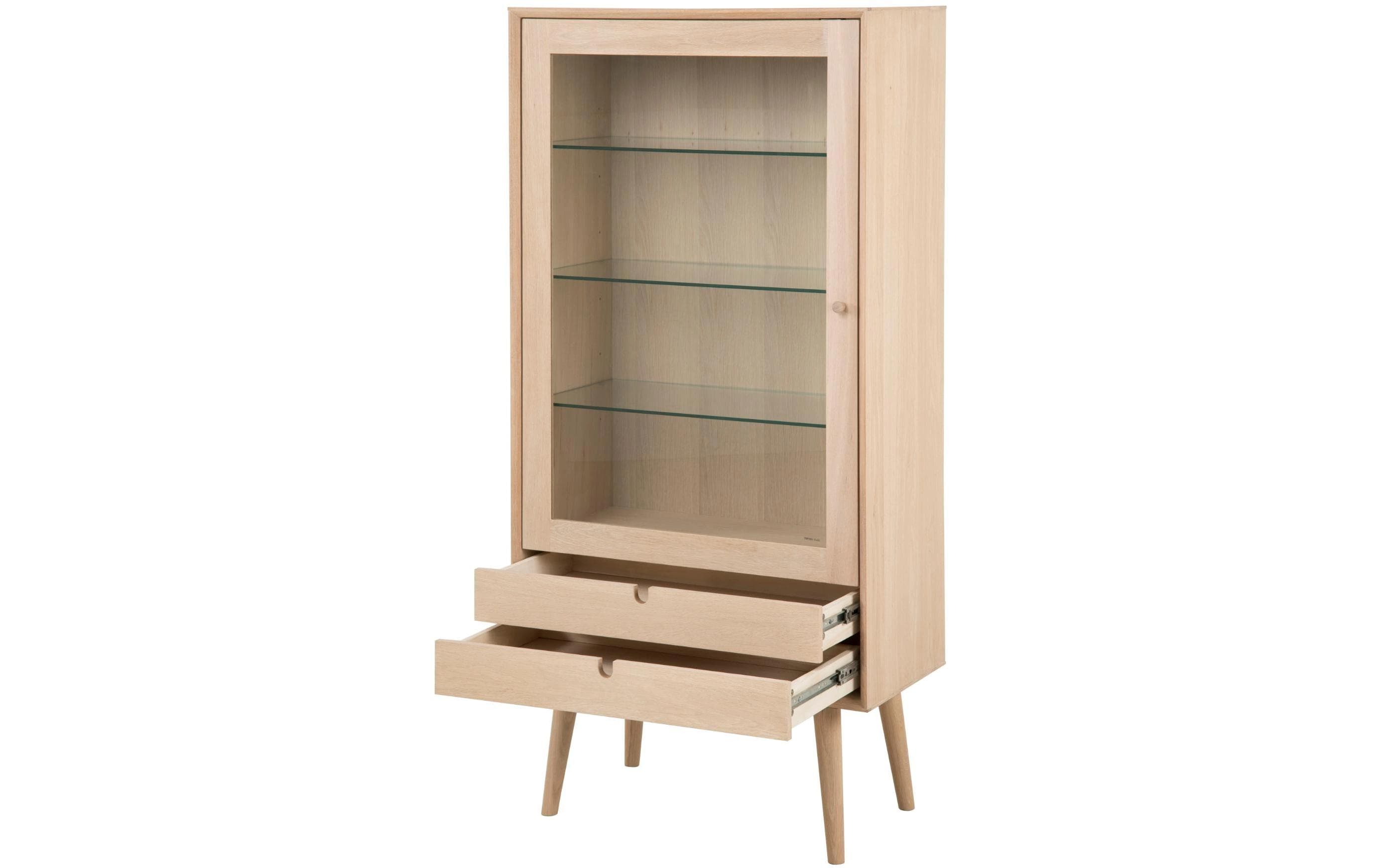 AC Design Vitrine Century Braun, 72 x 36 x 143.2 cm