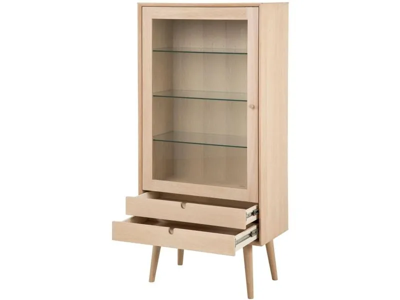 AC Design Vitrine Century Braun, 72 x 36 x 143.2 cm AC Design Vitrine Century Braun, 72 x 36 x 143.2 cm