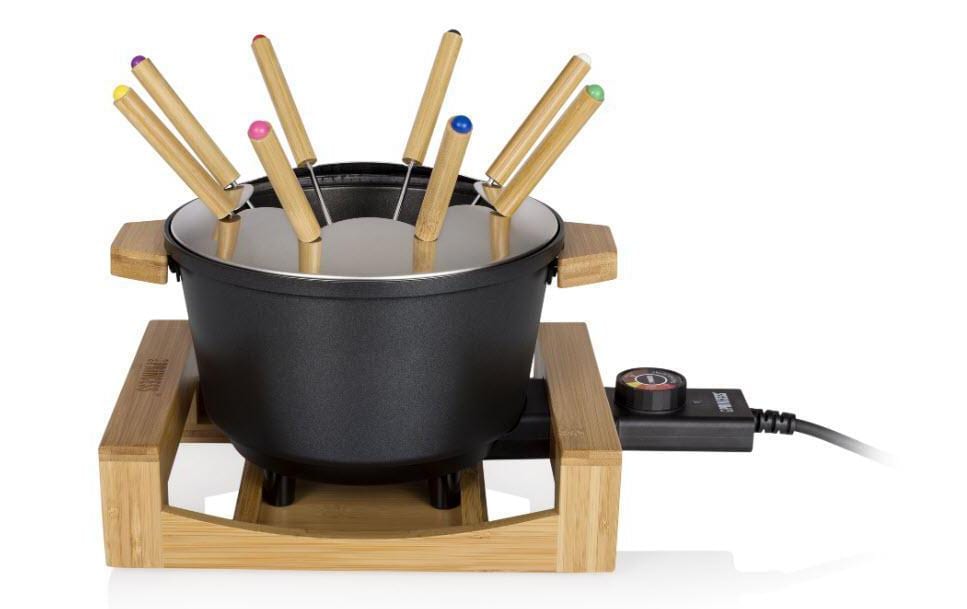 Princess Fondue-Set All-in-One Pure 10 Teile, Braun/Schwarz Princess Fondue-Set All-in-One Pure 10 Teile, Braun/Schwarz