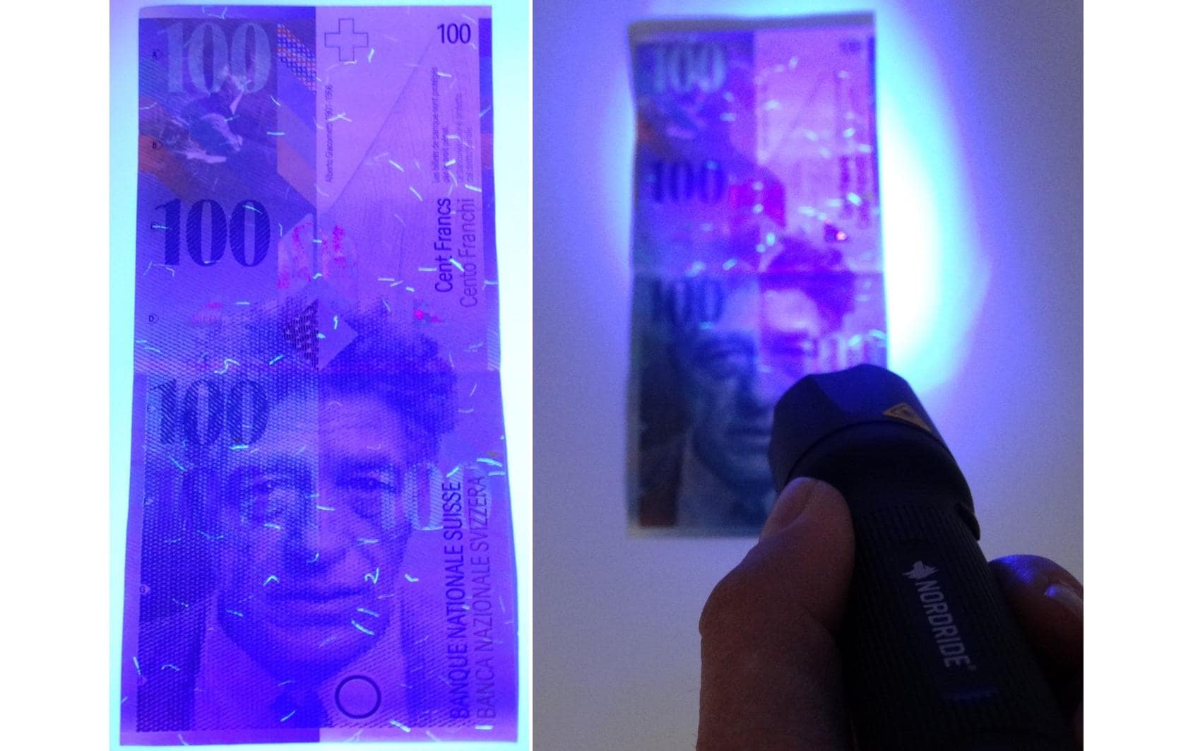 Nordride Taschenlampe Spot UV 395 Dual A 320 lm, IP 65