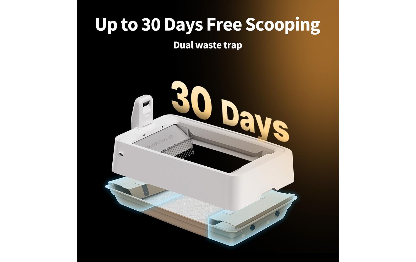 PETKIT Zubehör Katzentoilette Crystal Litter 4-Pack Weiss