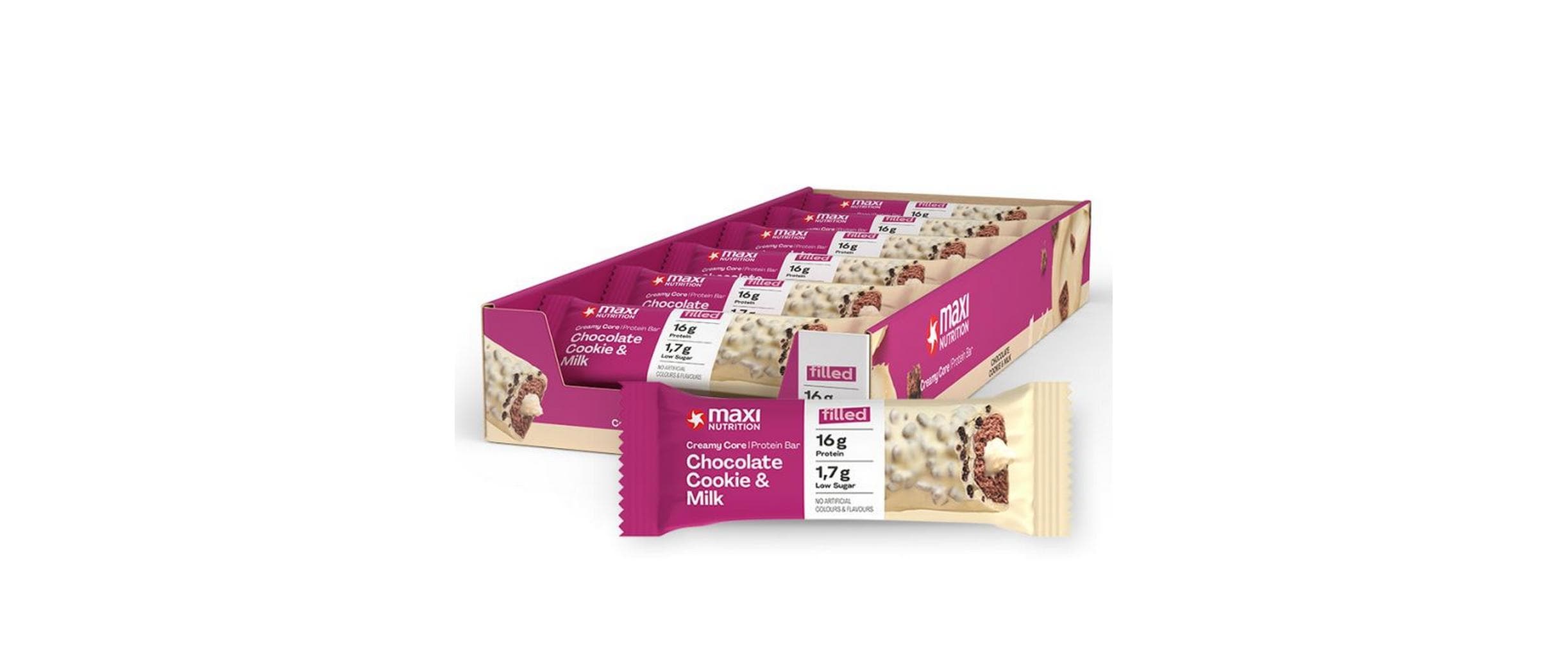 Maxi Nutrition Riegel Creamy Core Cookie/Schokolade
