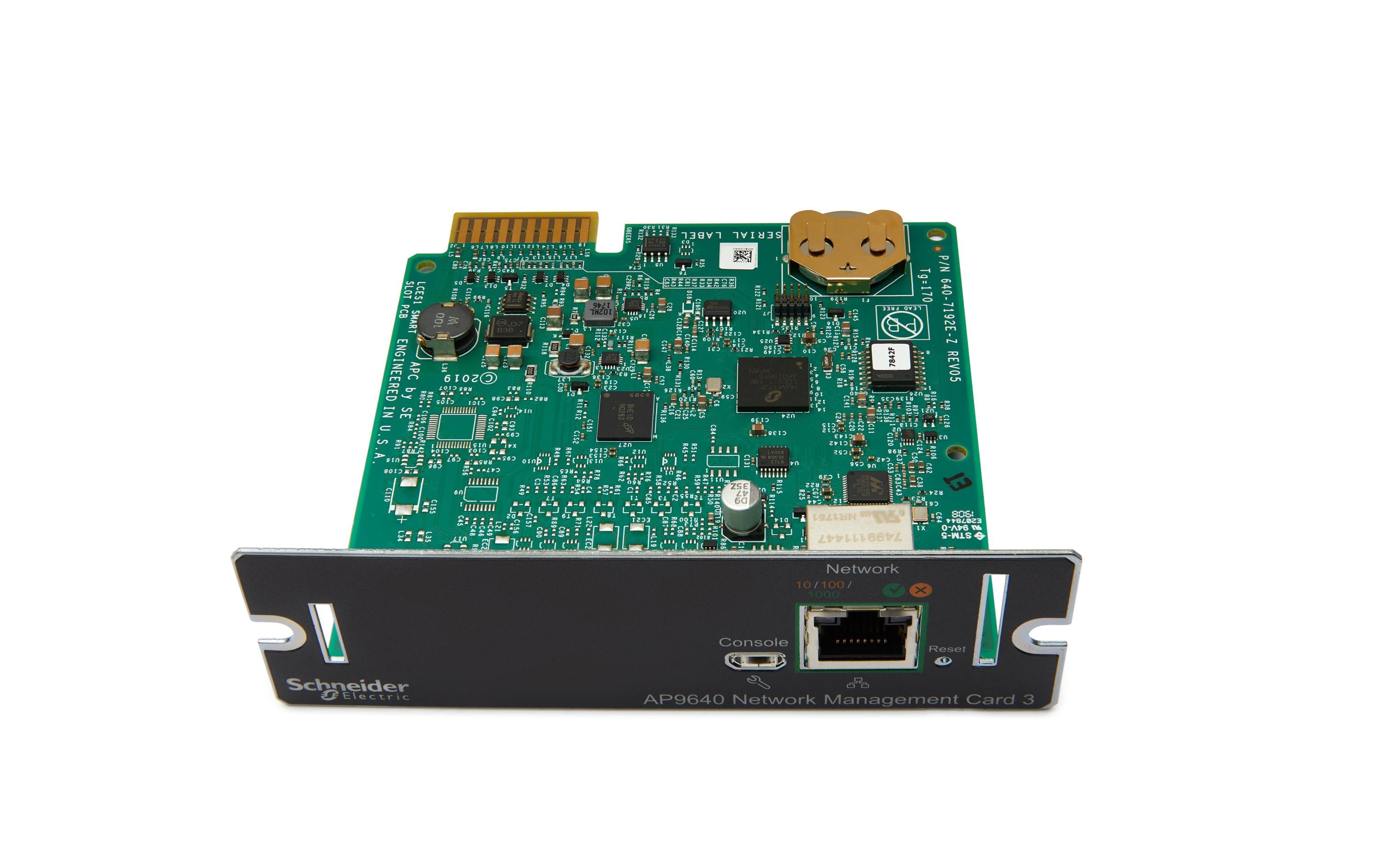 APC Management Card AP9640 APC Management Card AP9640