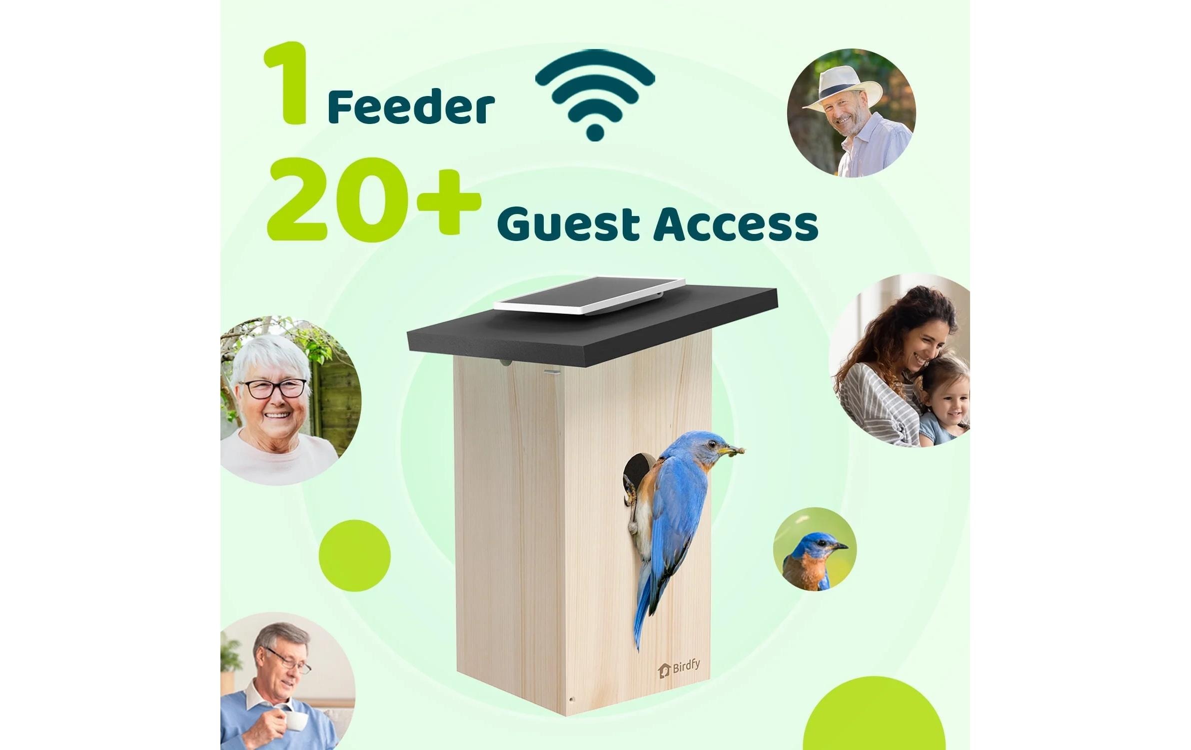Birdfy Vogelhaus Nistkasten mit Kamera und Solar