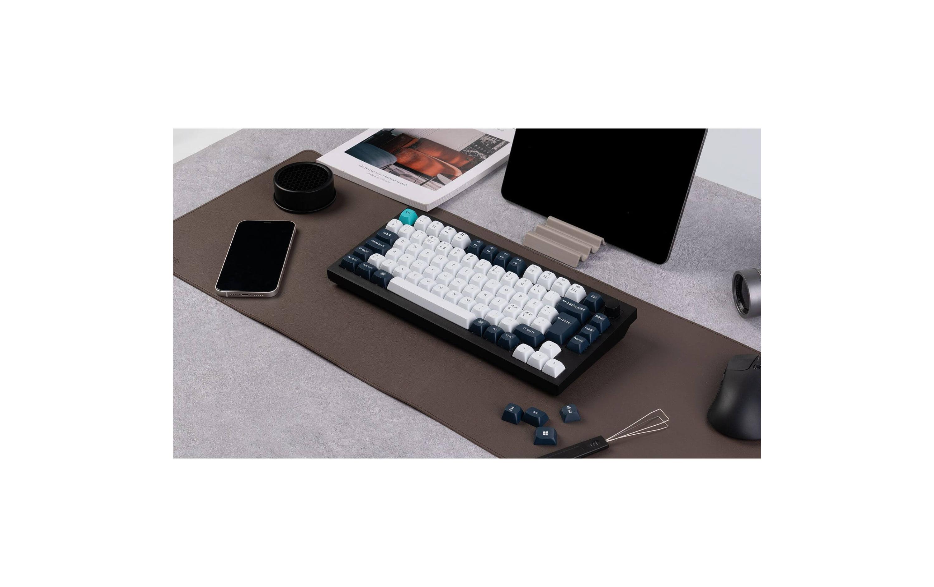 Keychron Gaming-Tastatur Q1 Max Black QMK Red Switch