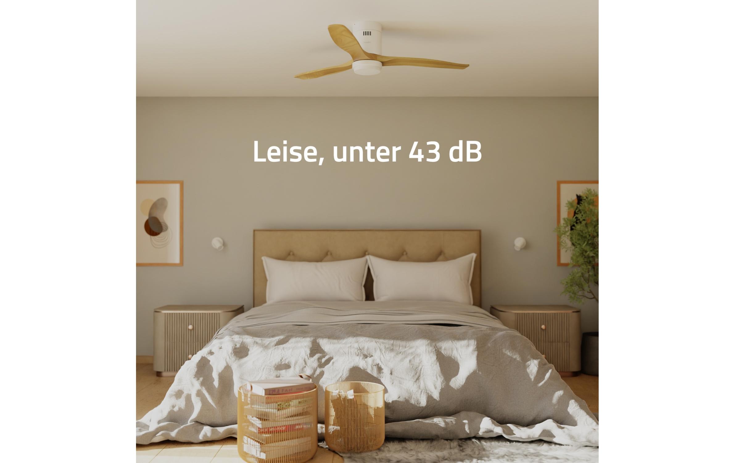 hombli Deckenventilator 1320 mm, Hellbraun hombli Deckenventilator 1320 mm, Hellbraun